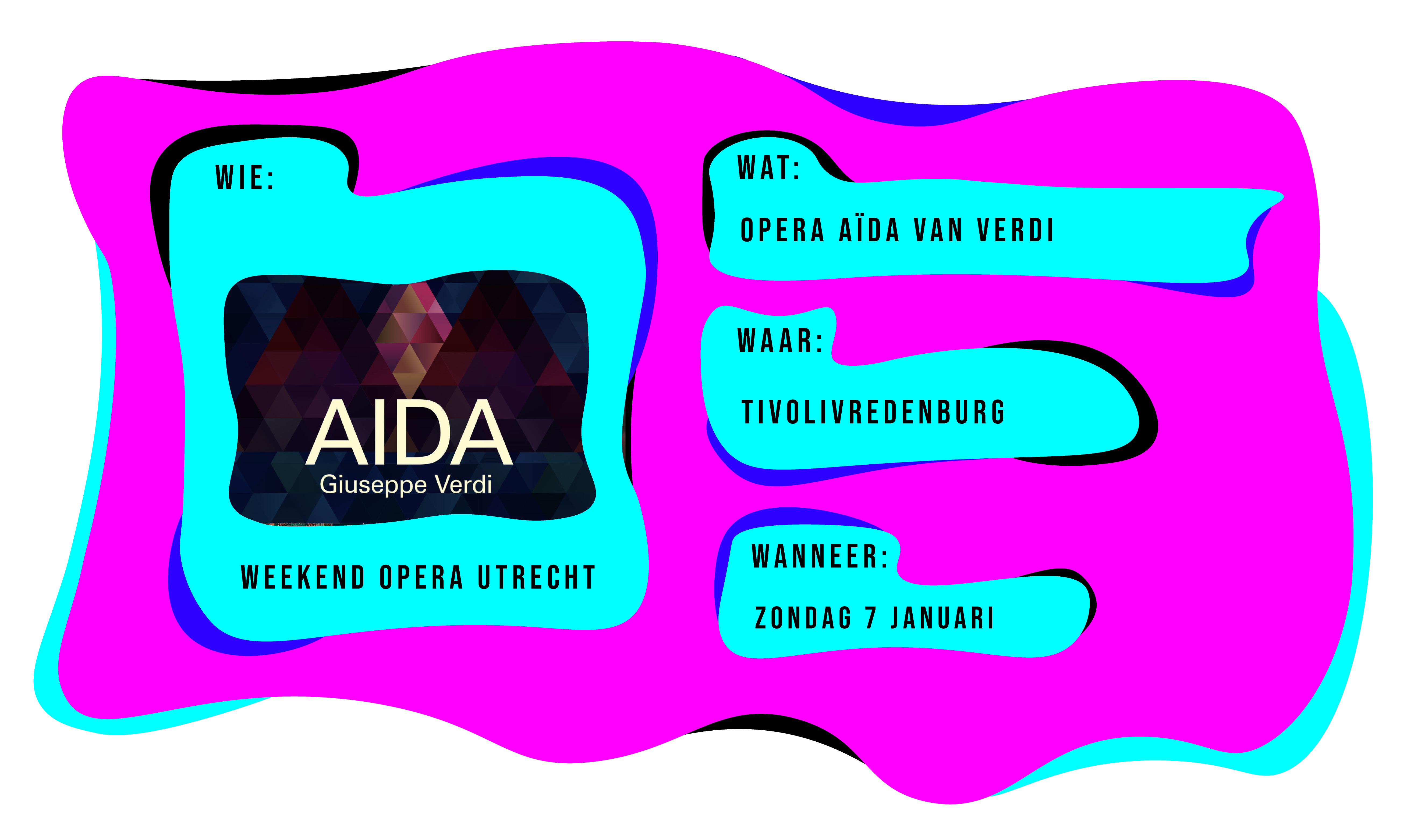 Wie: weekend opera utrecht. Wat: Opera Aïda van Verdie. Waar: TivoliVredenburg. Wanneer: zondag 7 januari 2024.
