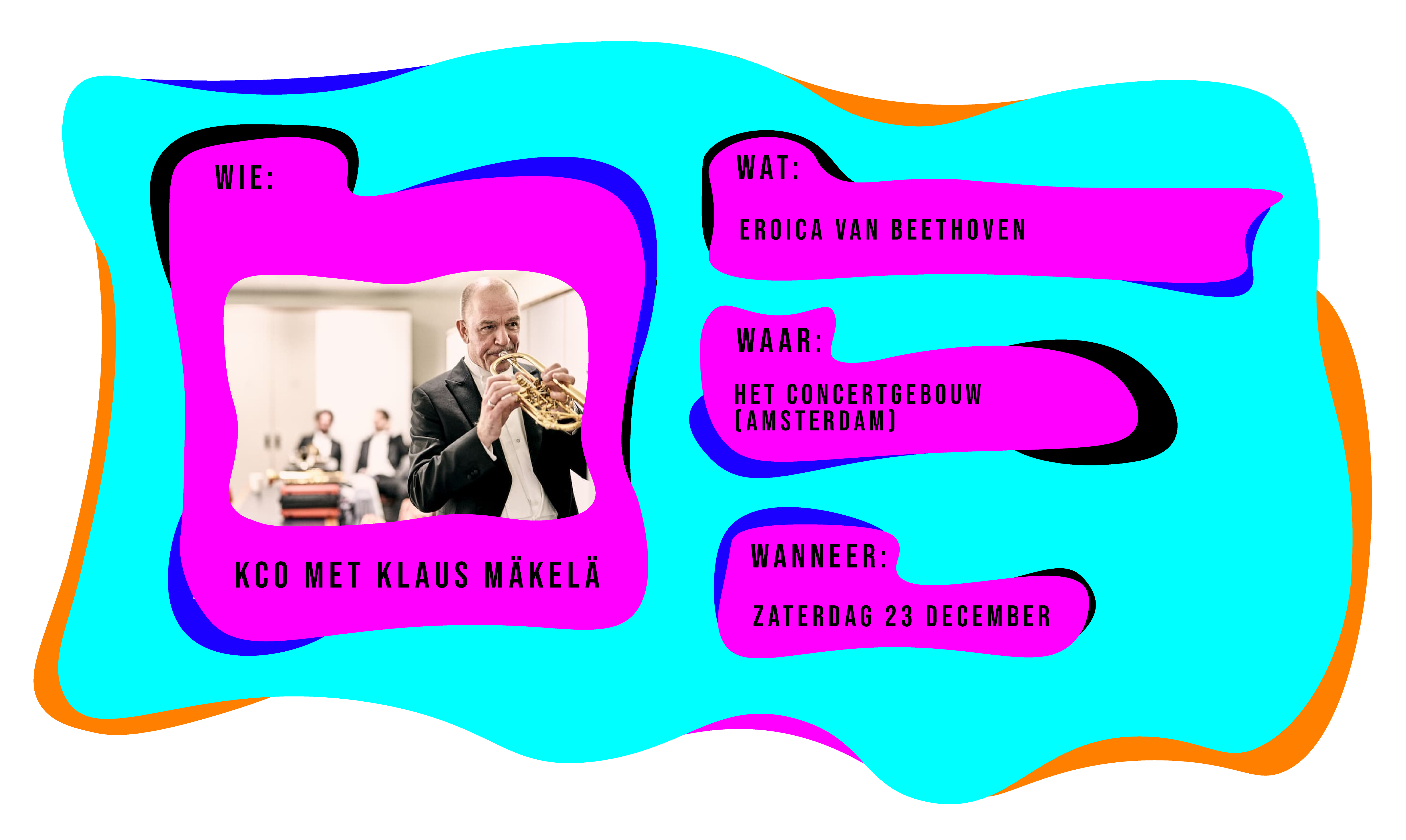 Wie: KCO met Klaus Mäkelä. Wat: Eroice van Beethoven. Waar: Het Concertgebouw Amsterdam. Wanneer: zaterdag 23 december.