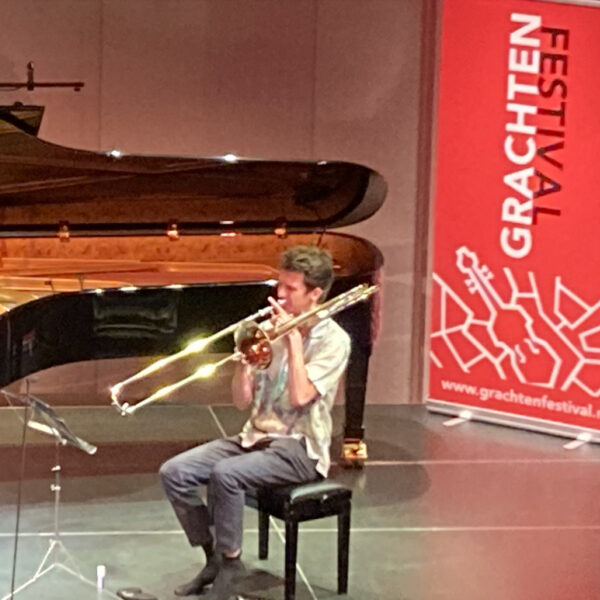 Trombonist Arjan Linker wint Grachtenfestivalprijs 2025