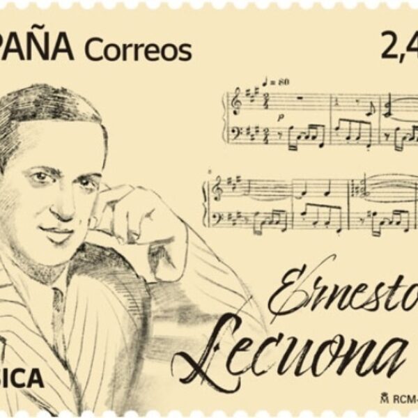 Postzegel van componist Ernesto Lecuona