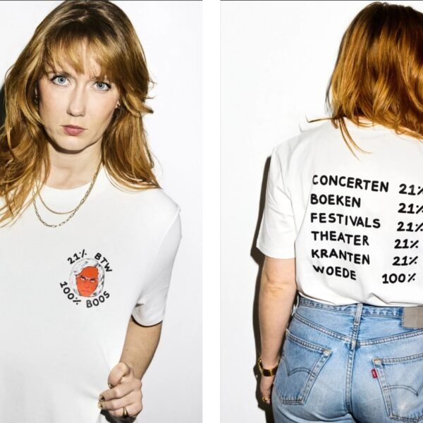 T-shirts van Wonderfeel tegen btw-verhoging razendsnel uitverkocht