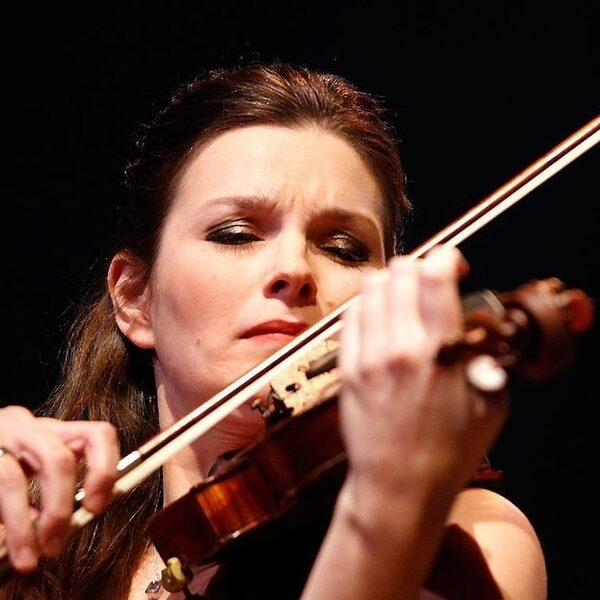 Klaus Mäkelä en Janine Jansen bij het Concertgebouworkest