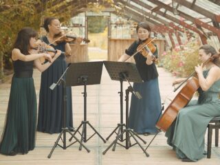 Klassiek op locatie: tussen de herfstbladeren met het GoYa Quartet