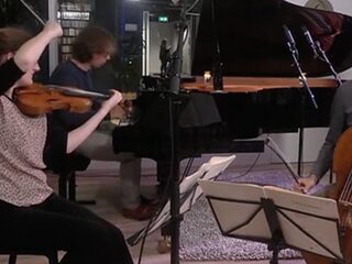KIJK: Het Van Baerle Trio speelt Beethoven in de studio