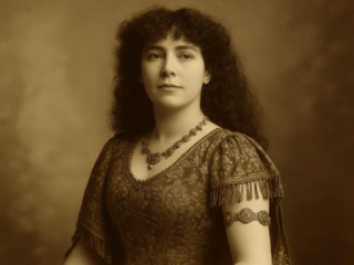 Sarah Bernhardt, de eerste diva van het toneel, nu in de filmzaal