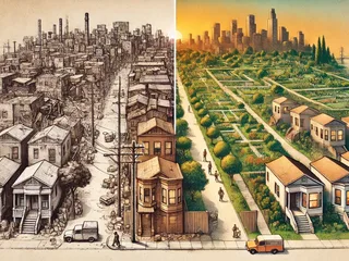 Zo werden verpauperde huizen omgetoverd tot harmonieuze wijken