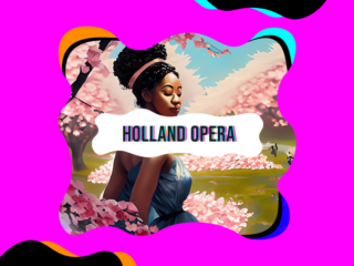 Opera bij zonsondergang, als een film