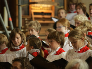 Oefenen voor de Matthäus,.. zo was het voor kinderen van de Koorschool