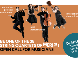 Nieuw Europees project 'Merita' voor opkomende strijkkwartetten