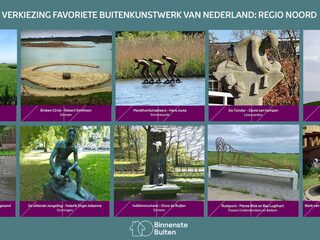 Stem op jouw favoriete Buitenkunstwerk uit Regio Noord