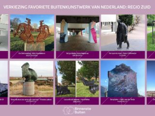 Stem op jouw favoriete Buitenkunstwerk uit Regio zuid