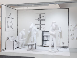 Om deze grote roze olifant kan je niet heen