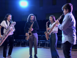 Samuel Barbers 'Adagio for Strings' door het Maat Saxophone Quartet