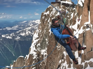 Cello spelen aan een zipline: Gautier Capuçon kent geen hoogtevrees
