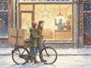 Lees hier een van de winnende kerstverhalen: Wiegje Halo