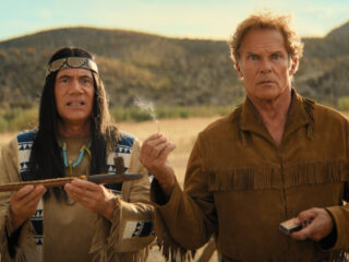 Deze muziek van Ralf Wengenmayr hoor je in de Duitse westernparodie 'De kano van Manitou' (Das Kanu des Manitu)