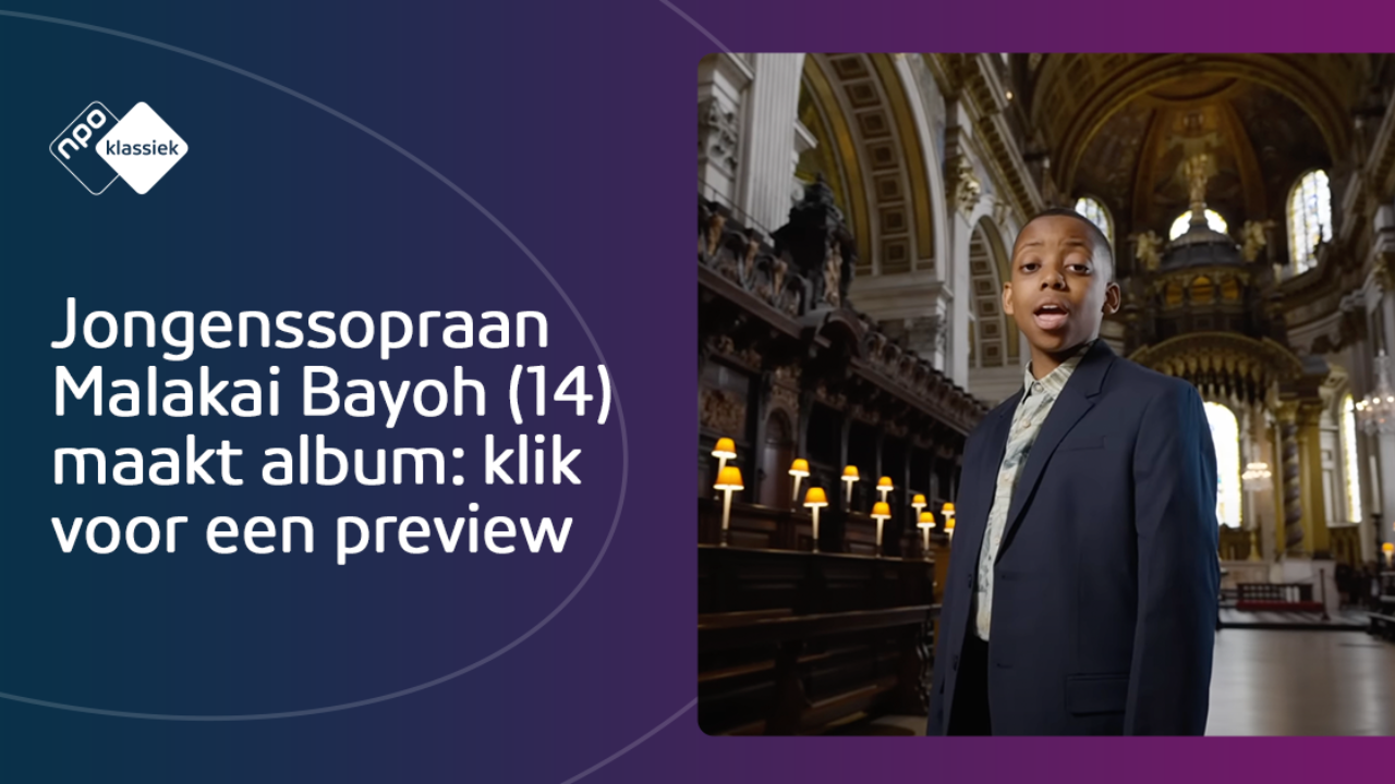 14jarig Brits zangtalent Malakai Bayoh brengt album uit bij Universal