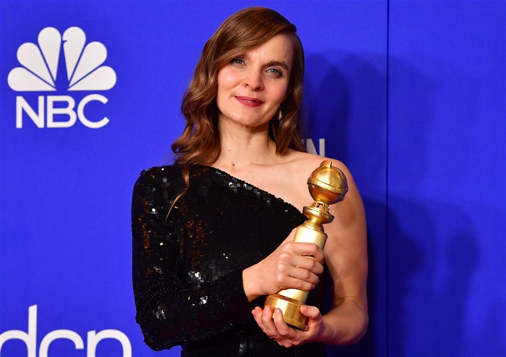 Hildur Guðnadóttir met haar Golden Globe