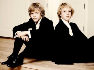 Oude opname: de broers Jussen in Het Klokhuis