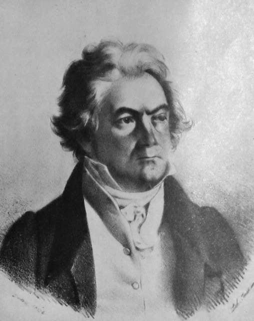 Ludwig van Beethoven in 1824.