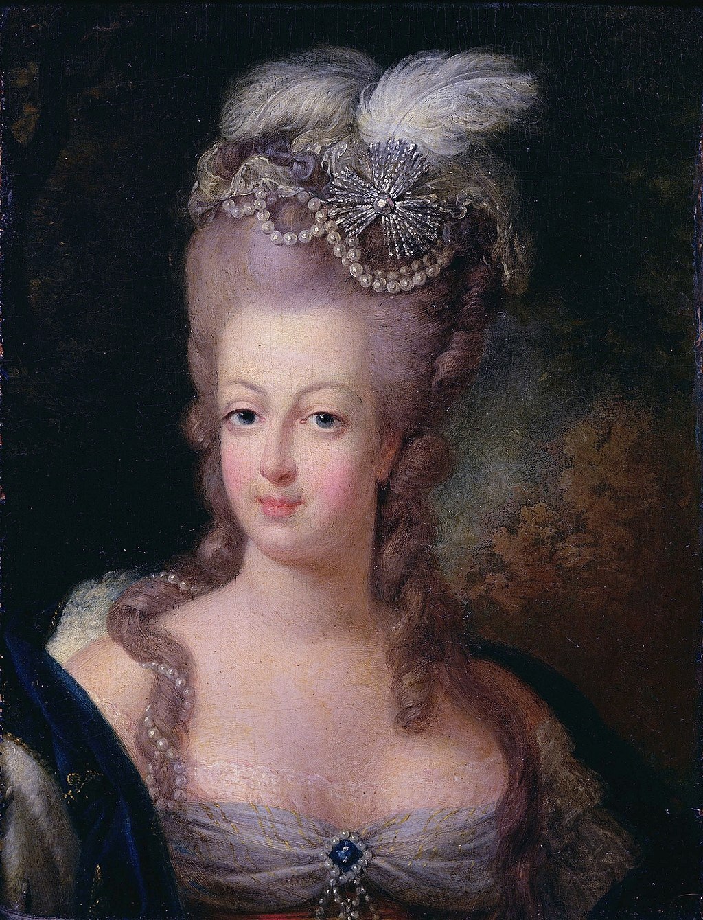 Een portret van Marie Antoinette uit 1775