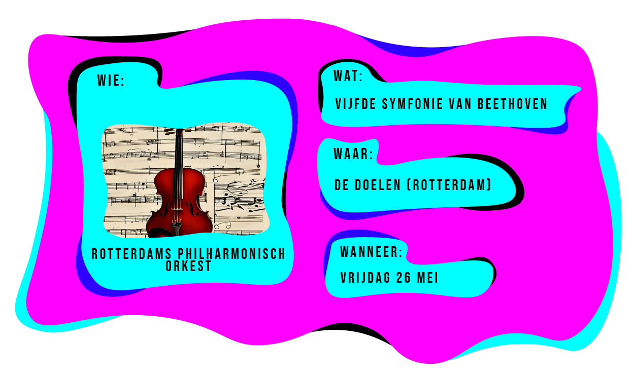 Wie: Rotterdams Philharmonisch Orkest spelen Vijfde Symfonie van Beethoven. De Doelen Rotterdam op vrijdag 26 mei.