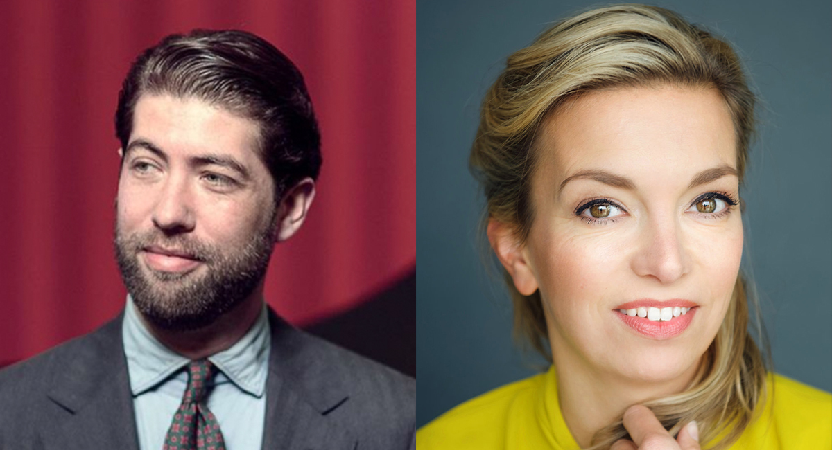 Thomas Beijer (links) en Olivia Vermeulen