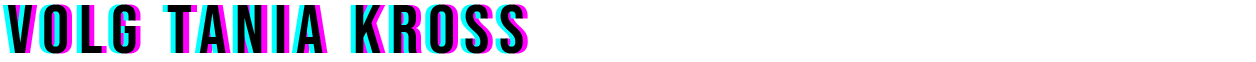 Volg Tania Kross via onderstaande kanalen