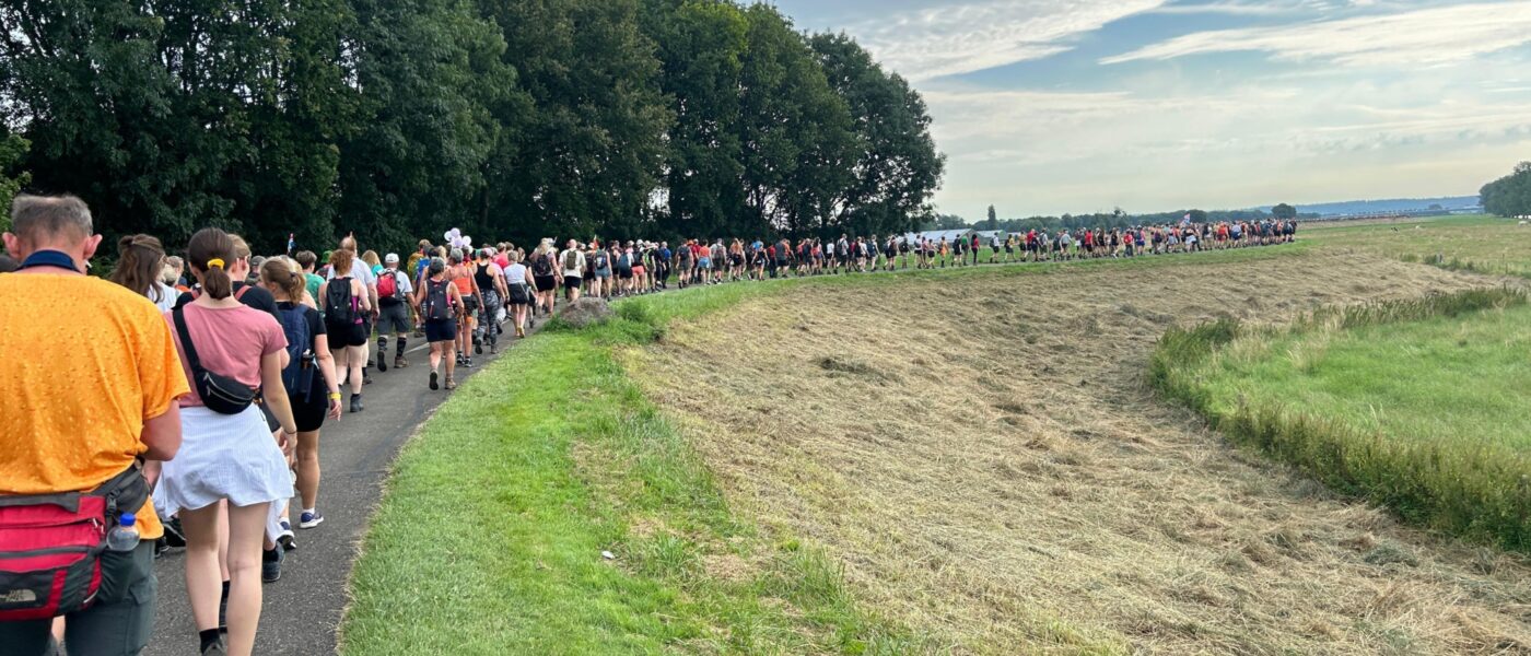 Bert Haandrikman loopt De 4Daagse