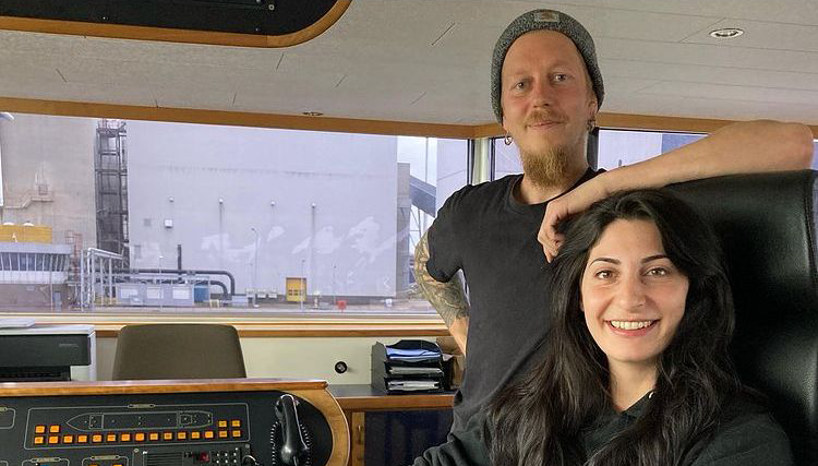 Alex en Liana - Binnenvaartschippers
