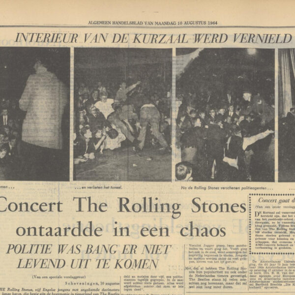 “Oerlelijke knapen” zorgen voor “janboel”: De Stones in de kranten