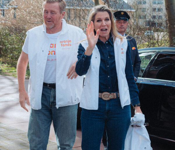 Stefan sprak het koningspaar