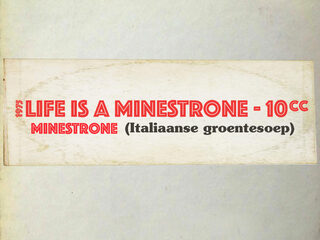 Recept bij Life Is A Minestrone van 10cc