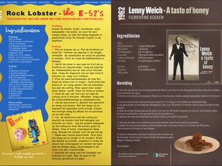 Rock Lobster en A taste of Honey