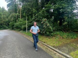 Bert Haandrikman loopt de 4Daagse