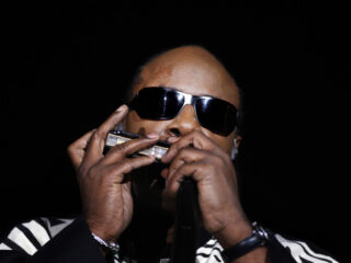 Stevie Wonder geeft concert in Amsterdam