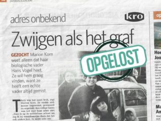 Biologische vader Hans Voogel