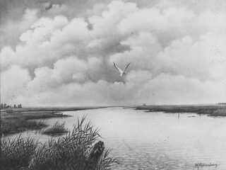 Nog niet opgelost: schilderij van Wim Rijkenberg