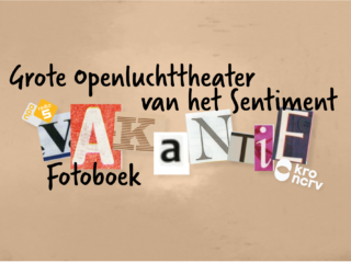 Openluchttheater Vakantieboek