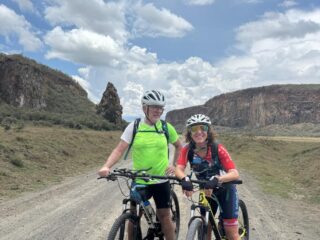 Paul ging op fietsvakantie door Kenia