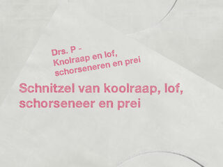 Recept bij Knolraap en Lof Schorseneren en Prei van Drs. P