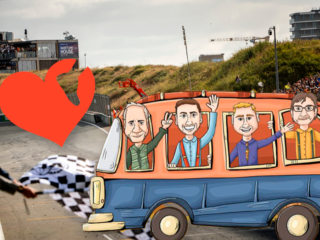 Magical Mystery Tour in actie voor goed doel op circuit Zandvoort