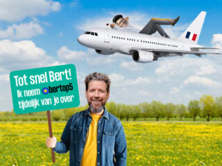 Henkjan Smits valt tijdelijk in voor Bert!