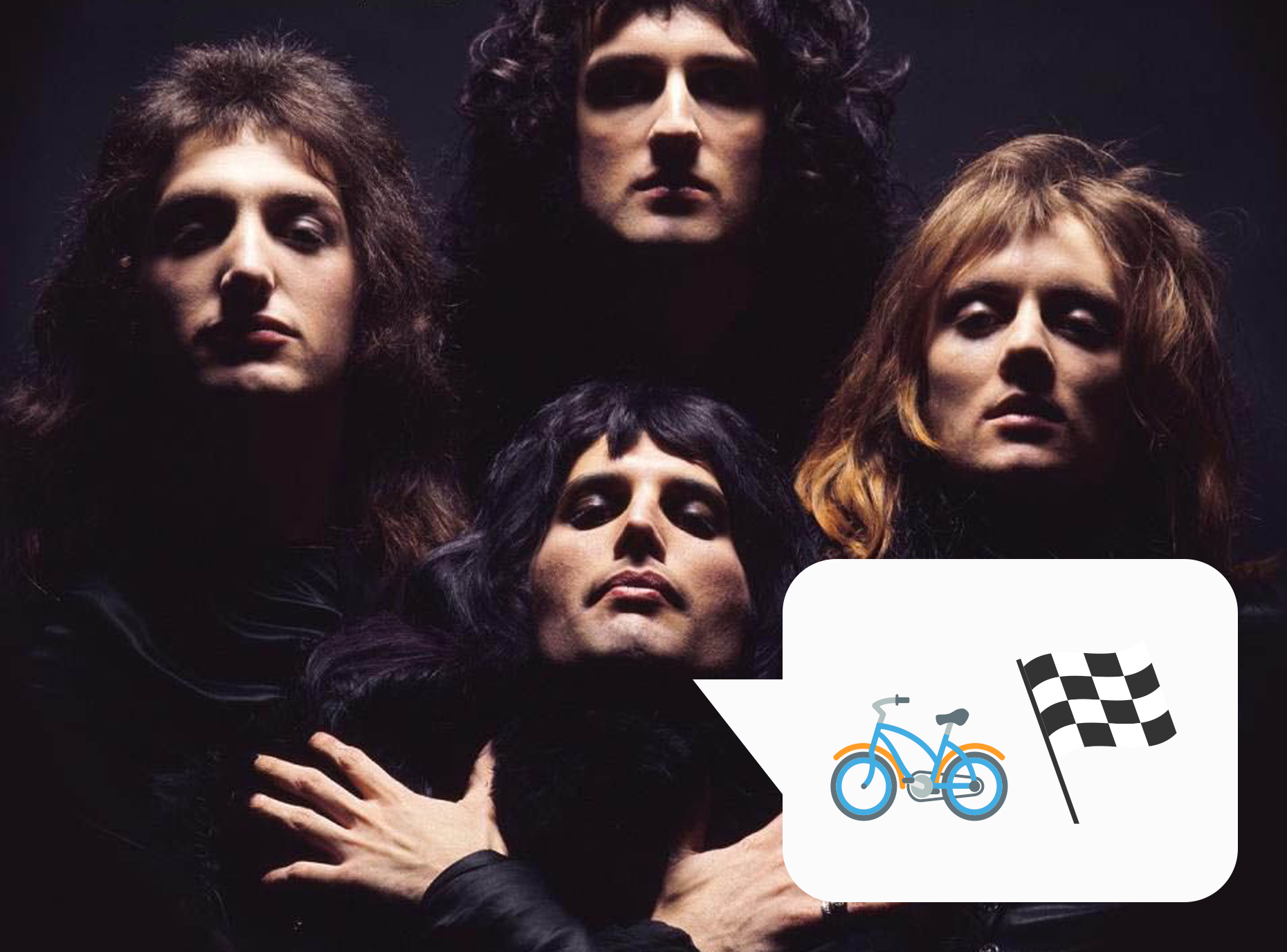 Queen II hoes met emoji's