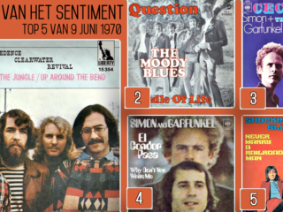 De Top 5 van 9 juni 1970