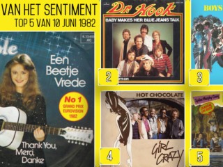 De Top 5 van 10 juni 1982