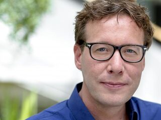 Bert Haandrikman in de startblokken