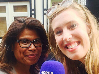 Indische vriendin Cynthia de Lang