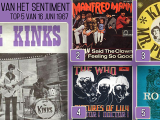 De Top 5 van 16 juni 1967