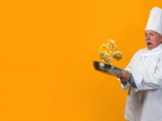 NK Omelet bakken in Open Huis